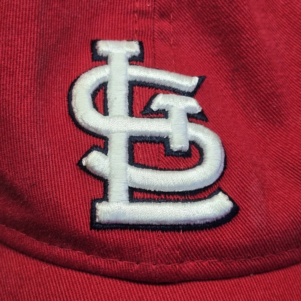 St Louis Cardinals‎ Women Baseball Cap OS Red New Era Curved Buckle Strapback